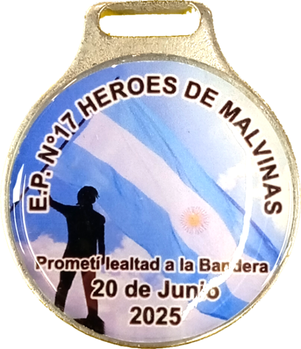 Medalla Resinada 20 de Junio 207